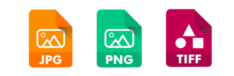 JPG, PNG, TIFF formati za tisk na platno